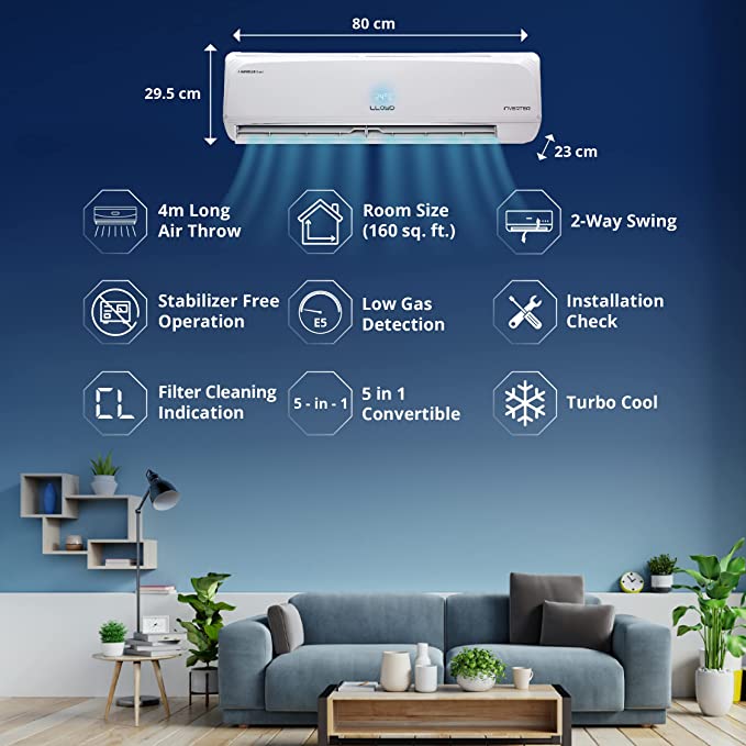 Lloyd Split AC 1.0 - 2 Star Crescent Lloyd Split AC 1.0 - 2 Star Crescent